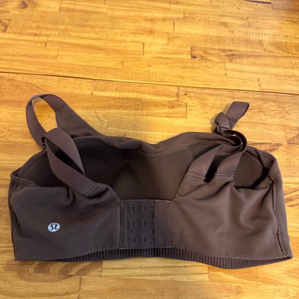 Lululemon In Alignment Sports Bra Light Support Java Brown Size 34D - Picture 4 of 6